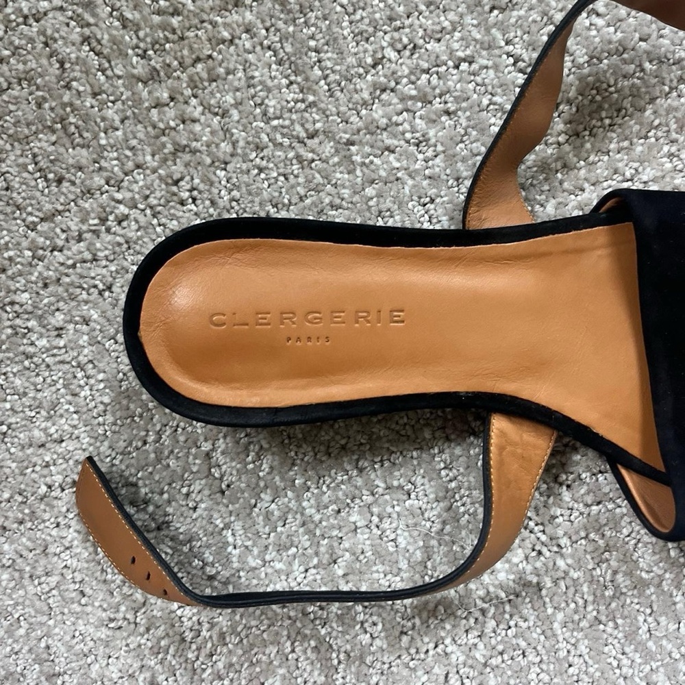 Robert Clergerie Black and Brown Sandals - Picture 2 of 5